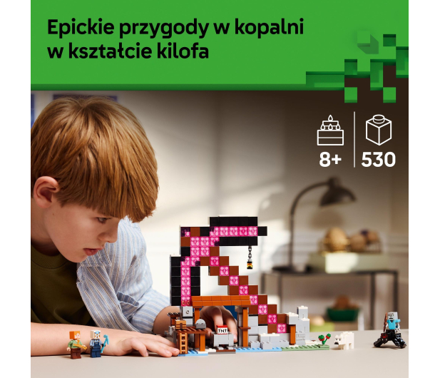 LEGO Minecraft 21277 Kilofowa kopalnia - 1331613 - zdjęcie 4